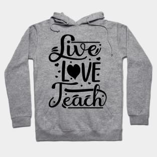 Teacher Quotes Element Design Vector Hoodie